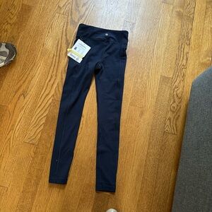 Brand new navy blue athleta leggings size 7-8.